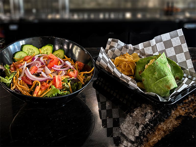 Salad and Wrap